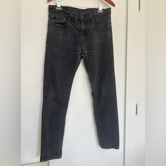 LEVIS BLACK MENS SKINNY JEANS SZ 32 X 32 - Picture 2 of 10